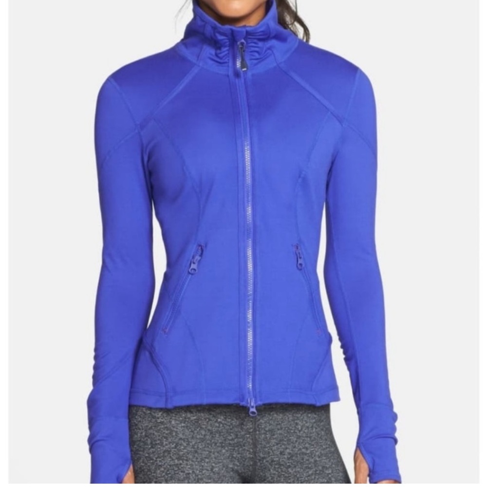 Zella Bright Vibrant Purple-Blue Workout Jacket Moisture Wicking XXL NWT - Picture 9 of 9